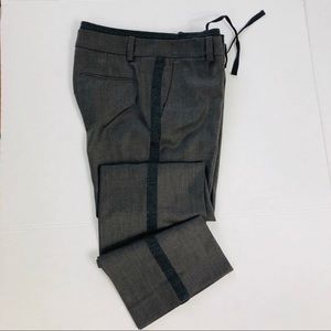 ANN TAYLOR GRAY TRIM PANTSSZ 4